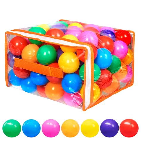 Vanland 100 Ball Pit Balls for Baby and Toddler Phthalate Free BPA Free