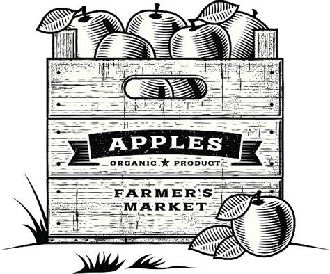 Woodcut Apple Illustrations Royalty Free Vector Graphics And Clip Art