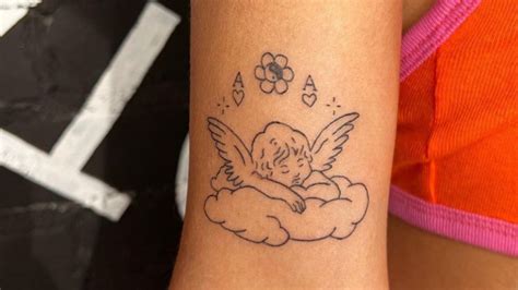 Baby Angels Tattoos For Women