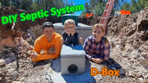 Poppin Root Balls And Setting The D Box Diy Septic System Youtube