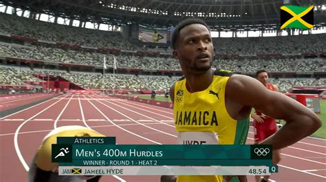 Jaheel Hyde qualifies for Men’s 400M Hurdles semi-final – Tokyo 2020 ...