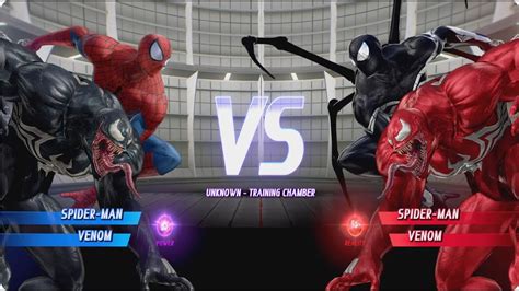 Spider Man And Venom Vs Spider Man And Red Venom MARVEL VS CAPCOM