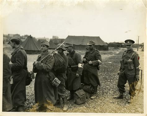 German Prisoners Of War Who Were Captured Shortly After D Day In France