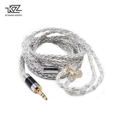 KZ 784 Cores Silver Blue Hybrid Upgrade Cable