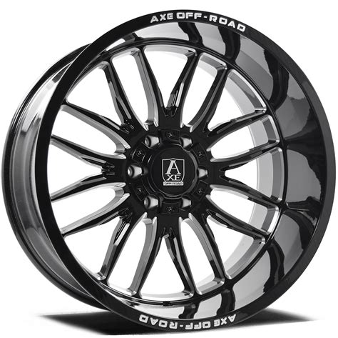 22 Inch 22x12 Axe Offroad Hades Black Milled Wheels Rims 6x135 44 Ebay