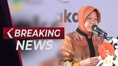 Breaking News Mensos Tri Rismaharini Resmikan Rusun Di Bambu Apus