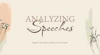 Oral Tradition 2: Analyzing Speeches by Jubilee Street Education Resources