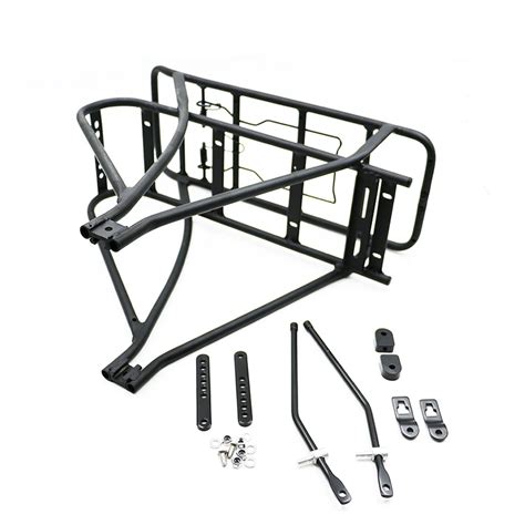 26inch 700c Black Bicycle Luggage Rack Double Layer Rear Carrier