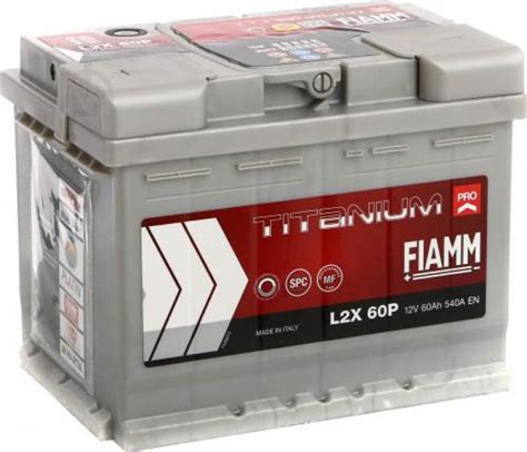 Fiamm Titanium Pro 12V 60Ah 540A L2X 60P Najlacnejšie autobatérie na