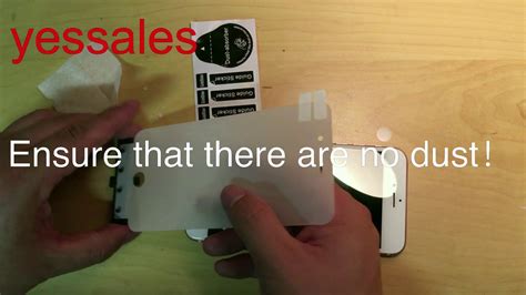 Hydrogel Screen Protector Installation Yessales Youtube