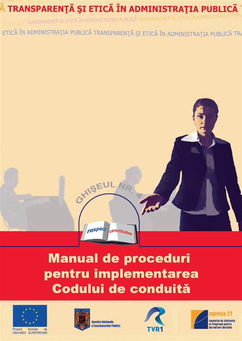 PDF Manual de proceduri pentru implementarea Codului de conduită