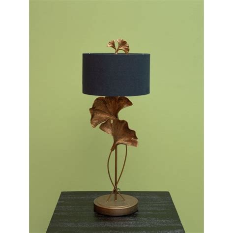 Golden Ginkgo Lamp With Shade Home And Lifestyle From The Luxe Company Uk