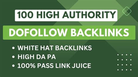 Create Dofollow High Authority Backlinks By Jenniferjennet Fiverr