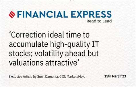 Correction Ideal Time To Accumulate High Quality IT Stocks Volatility