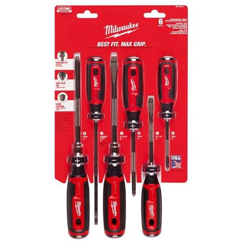 Milwaukee Tri-Lobe Screwdriver Set Of 12 With Magnetic Tips, 41% OFF