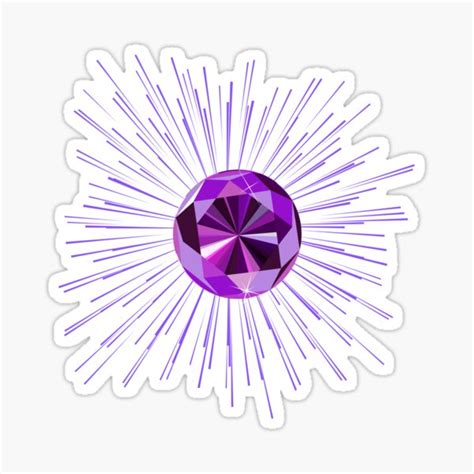 "Amethyst Powered (February Birth Stone)" Sticker for Sale by ...