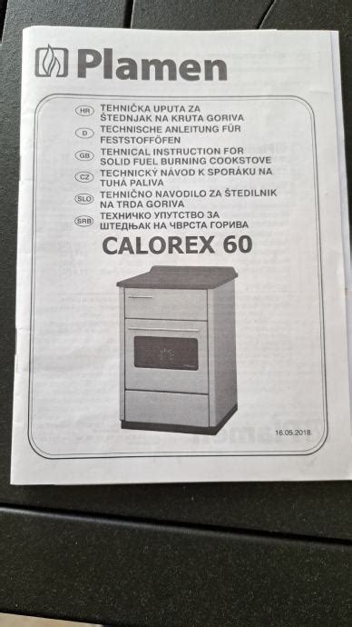 Štednjak peć na drva Plamen Calorex 60