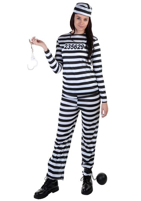 plus size prisoner costume