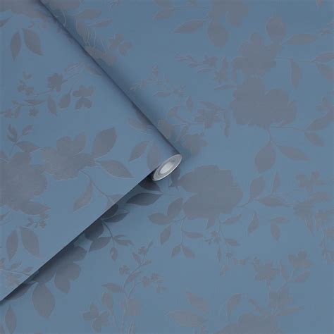 Westbourne Midnight Blue - Wallpaper Emporium