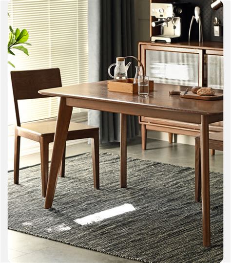 solid wood dining table simple modern ash wood home dining table Nordic ...