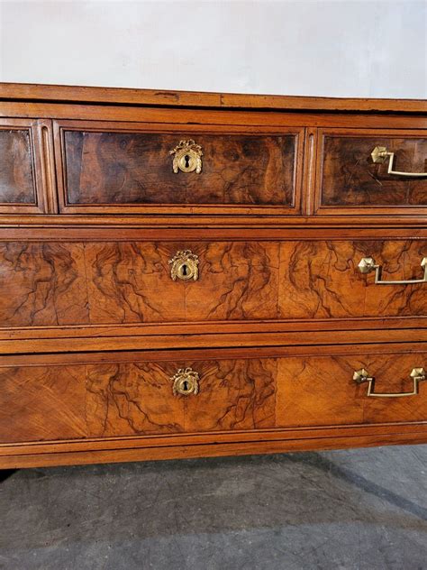 Proantic Petite Commode Louis Xvi En Noyer