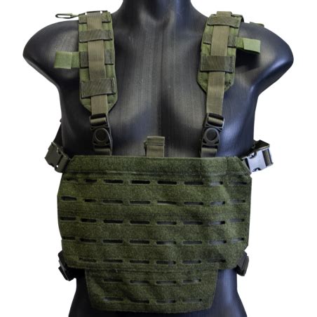 Mil Tec Chest Rig Lightweight Olive Drab Safe Zone Airsoft