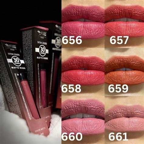 Batom Líquido Horas Matte Nude Max Love a Shopee Brasil