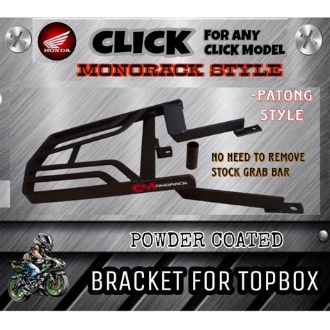 Click Monorack Bracket For Topbox Motorcycle Topbox Bracket