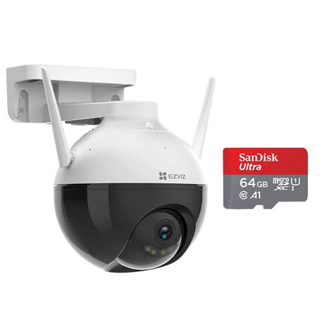 EZVIZ C8C 1080p Full HD WiFi Security Camera With 64GB Memory Card