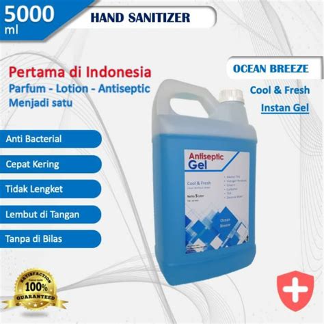 Jual Hand Sanitizer Gel Liter Antiseptic Gell Drigen Ml