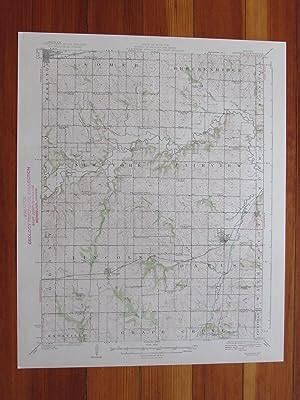 Braymer Missouri Original Vintage Usgs Topo Map Abebooks