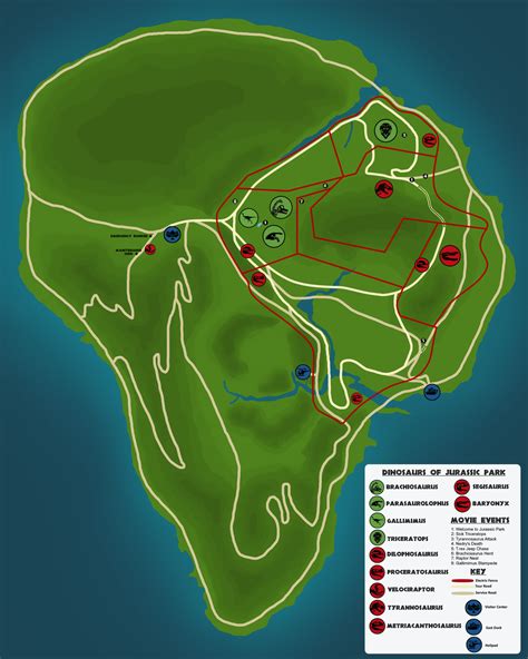 Isla Nublar 1993 Jurassic Park Minecraft Map