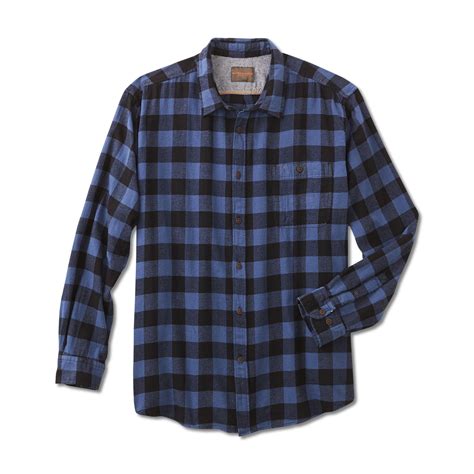 Northwest Territory Mens Big And Tall Flannel Shirt Buffalo Check Kmart