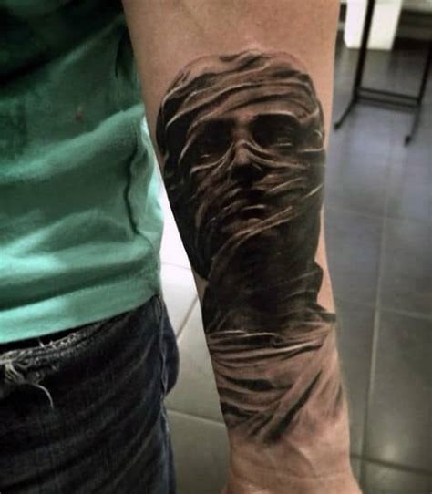 60 Mummy Tattoo Designs For Men - Wrapped Egyptian Ink Ideas