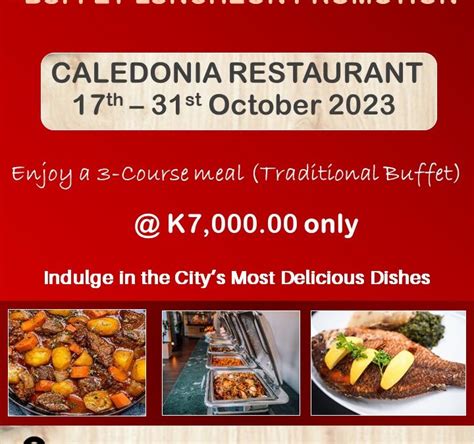 Traditional Buffet Luncheon Promotion | Malawi Institute of Tourism