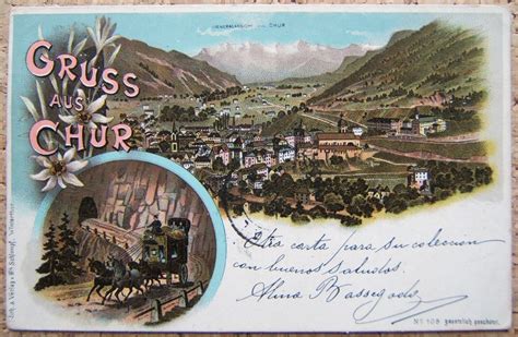 Schlumpf Litho Gruss Aus Chur Kaufen Auf Ricardo