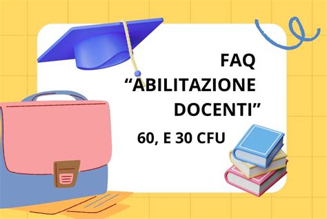 Faq Abilitazione Docenti Da Cfu Cfu Online Cfu Di