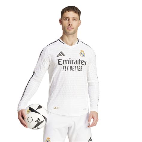 Maglia Home Originale A Maniche Lunghe Real Madrid 2024 25 Liga