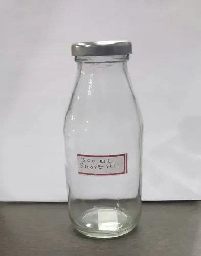 Lug Cap Short Milk Glass Bottles With Lid Capacity Ml At Rs