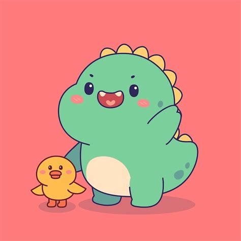 Cute Chibi Dinosaur