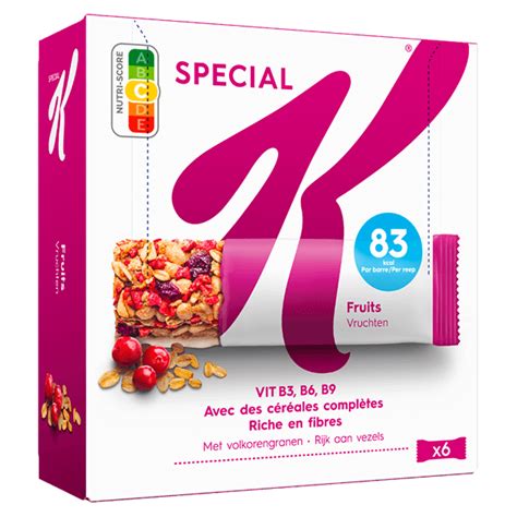 Barres Special K Fruits Rouges Kellogg S