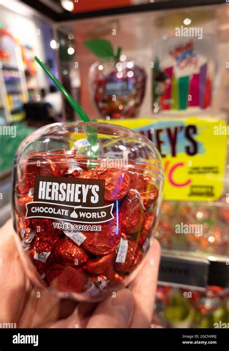 Hersheys Chocolate World Times Square New York City Usa Stock Photo