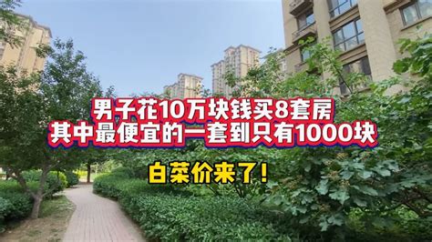 男子花10万块钱买8套房，其中最便宜的一套房，只花了1000块，白菜价来了！ Youtube