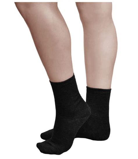 Merino Wool Socks Womens Black Wool Socks Vitsocks