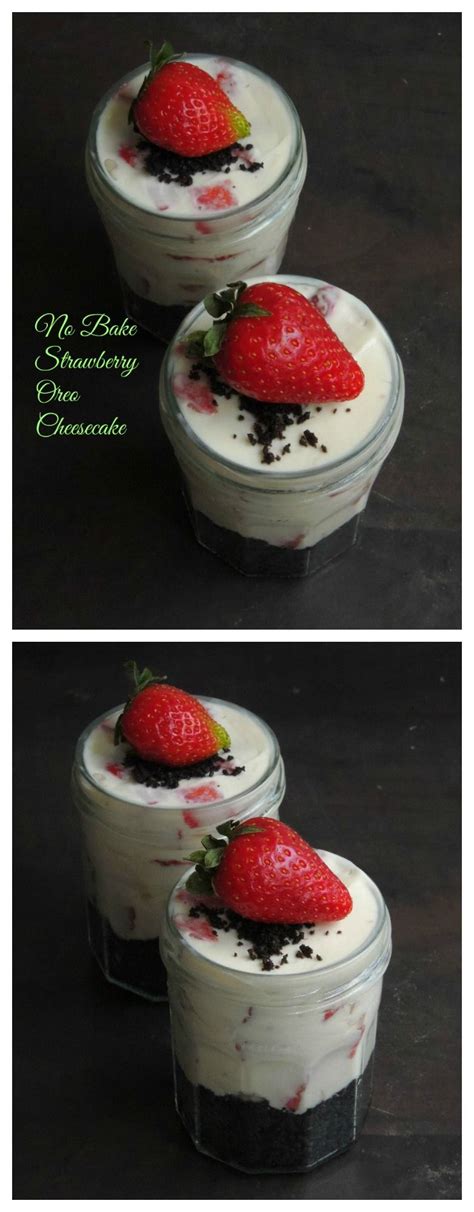 No Bake Strawberry Oreo Cheesecake | Strawberry oreo cheesecake, Baked ...