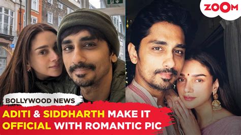 Aditi Rao Hydari Officially Confirms Her Relationship With Siddharth