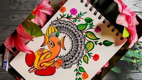 Ganesh Chaturthi Mandala Art How To Draw Mandala For Beginners Ganesh