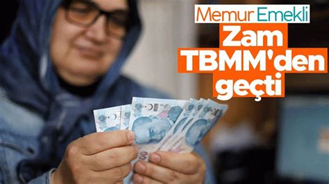 Memur ve emekliye yapılan yüzde 30 luk zam TBMM de kabul edilerek