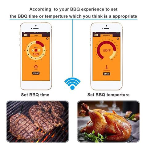 Koken Thermometer Bbq Steak Draadloze Temperatuur Grandado