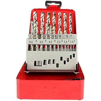 Miranda MIR21STD Standard Jobber Drill Bit Set Size 1 16 Inch To 3 8